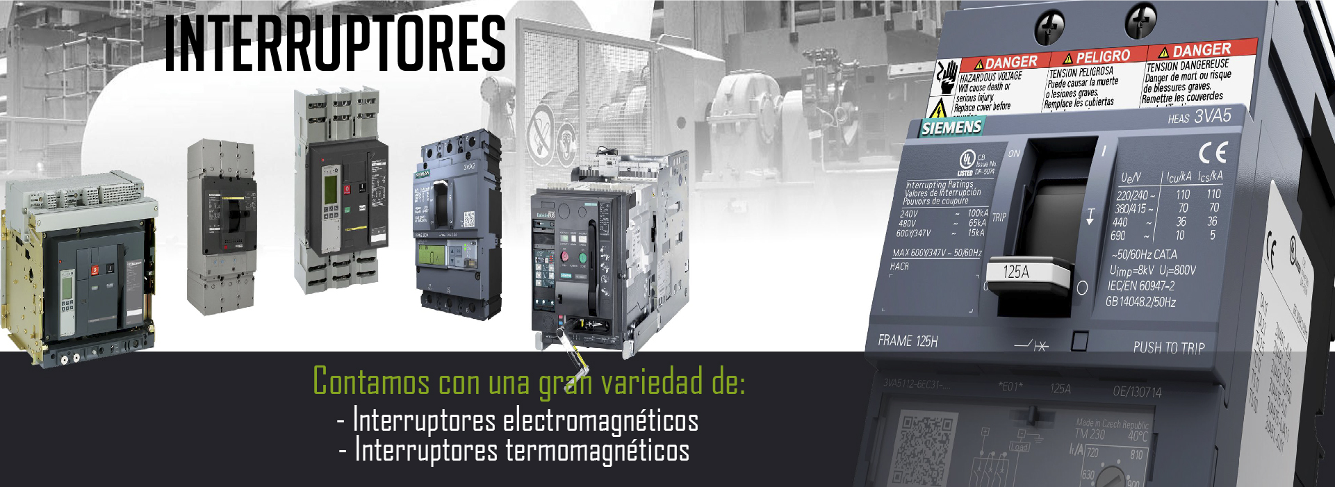 TABLEROS DE DISTRIBUCIÓN AUTOSOPORTADOS